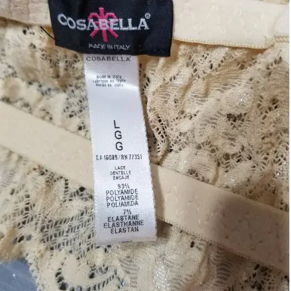 Cosabella Never Say Never Mommie Nursing Bra Maternity Blush Lace Large - Picture 12 of 12